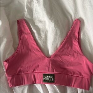 Daily Drills Vibrant Pink Sports Bra